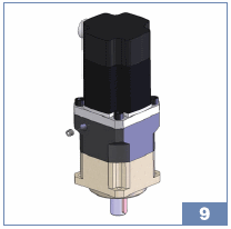 감속기와 모터의 설치 방법 9